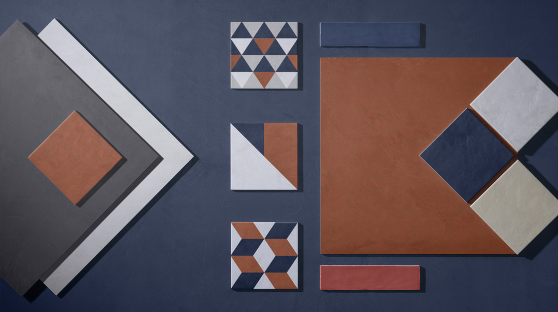 bedrijfslogo ontwerp voor de verkoop van keramische wandtegels