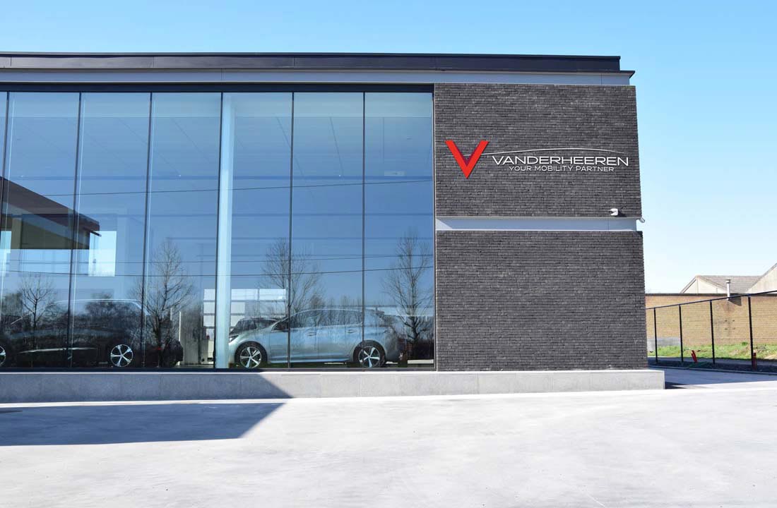 logo ontwerp voor Garage Vanderheeren te Kortrijk