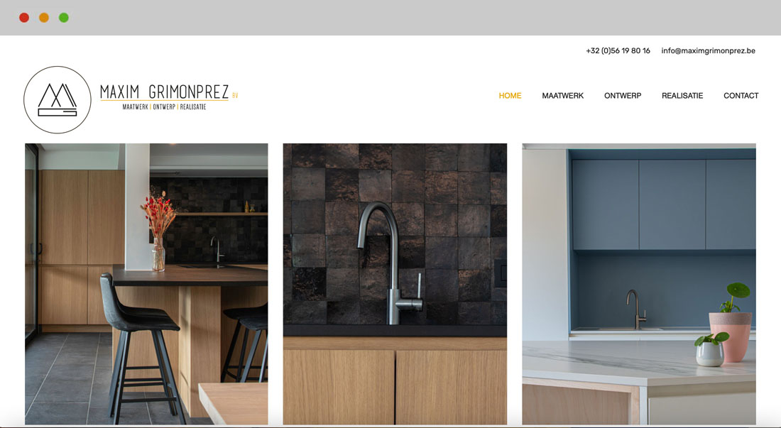 logo ontwerp voor Maxim Grimonprez