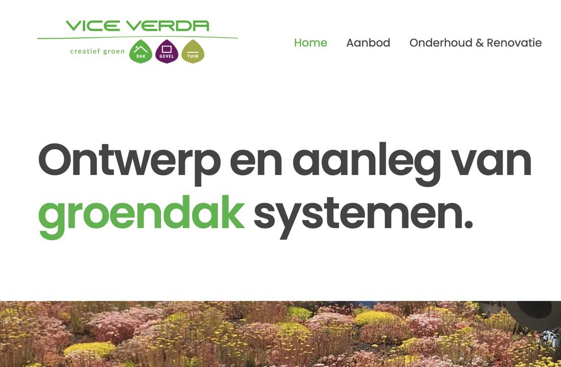 logo ontwerp voor aannemer groendaken